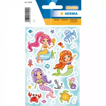 Decoratieve sticker HERMA 15509 kunststof meerkleurig 27 stuks