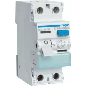 Hager CDA240D grijs