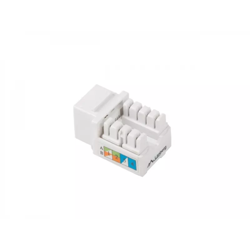 Keystone-module Lanberg KSU5-1090 haaks wit RJ-45