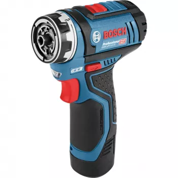 Bosch GSR 12V-15 FC Professional 1300 t/min sleutelloos 600 g zwart, blauw