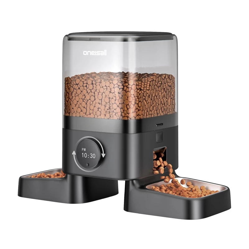 Automatische voerbak Oneisall PF09 — 5 l capaciteit, programmeerbare porties