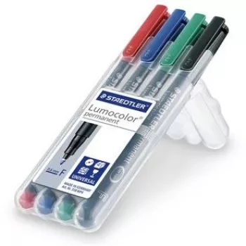 Permanentmarker fijne punt Staedtler Lumocolor 318 WP4