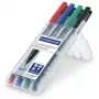 Permanentmarker fijne punt Staedtler Lumocolor 318 WP4