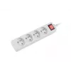 Meervoudig stopcontact Lanberg PS1-04E-0150-W 1,5 m 4 AC-stopcontacten binnen wit