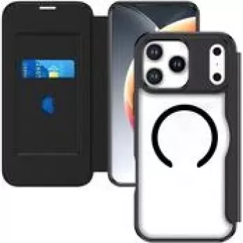 4Smarts Urban Pro Flipcase iPhone 17 Pro Max Qi2 ready zwart (541777)