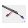 Kabelgoot DELOCK 22026 20×20 mm, lengte 1 m, grijs
