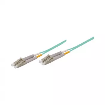 Patchkabel LWL Duplex OM3 (Multimode, 50/125) LC/LC, LSZH, omkeerbare polariteit, 0,5 m, Good Connections®