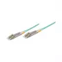 Patchkabel LWL Duplex OM3 (Multimode, 50/125) LC/LC, LSZH, omkeerbare polariteit, 0,5 m, Good Connections®