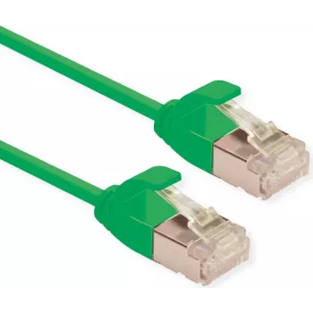 ROLINE U/FTP DataCenter-patchkabel Cat.6A (klasse EA), LSOH, slank, groen, 0,3 m (21.15.3331)