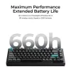Mechanisch 75%-toetsenbord Keychron Q1 Ultra 8K – USB + RF draadloos + Bluetooth, RGB, zwart