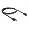 HDMI-kabel DeLOCK 84752 1m Type-A stekker naar stekker zwart