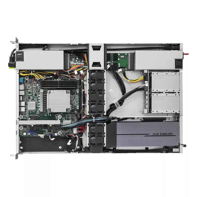 Computerbehuizing ASRock 1U1G-W680/2L2T rack (1U) grijs