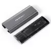 Behuizing | kies voor NV2271 voor M.2 SSD | SATA | NVMe | USB-C | 2TB