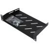 Extralink legbord 1U voor wandkasten 10 zwart