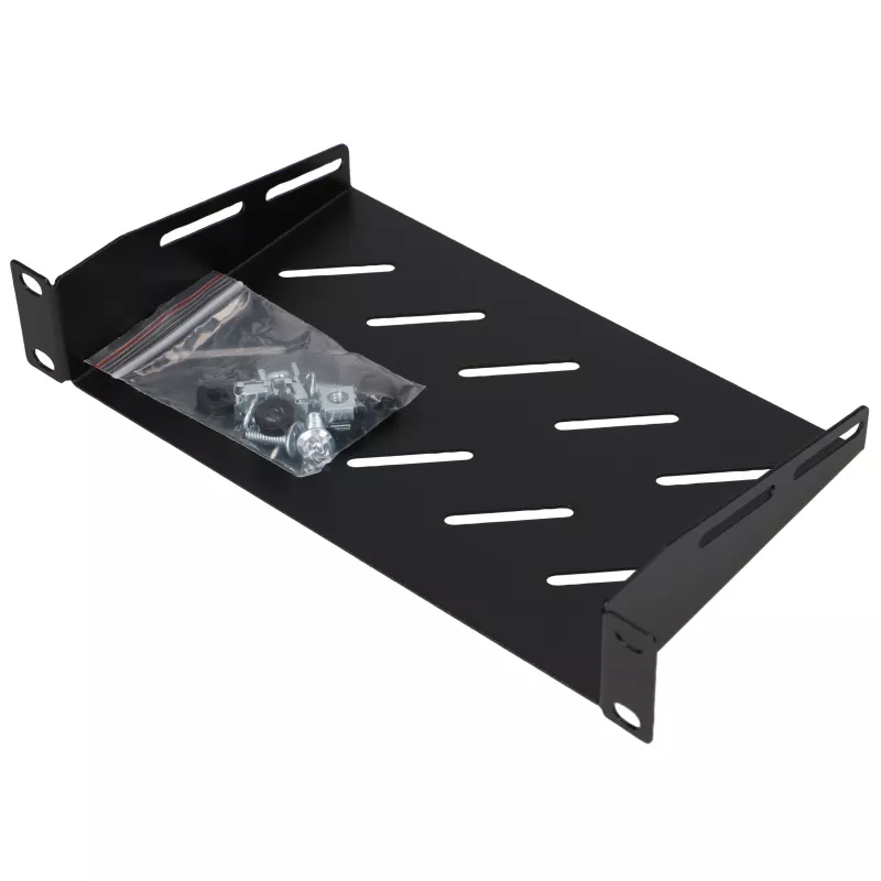 Extralink legbord 1U voor wandkasten 10 zwart