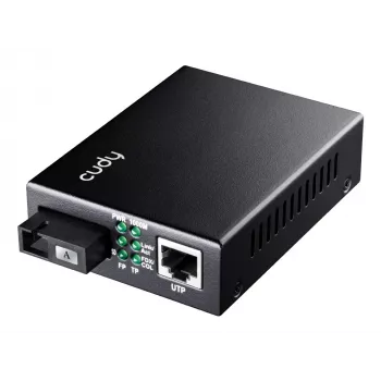 Netwerk mediaconverter Cudy MC100GSB-60A 1000 Mbit/s multi-mode single-mode zwart