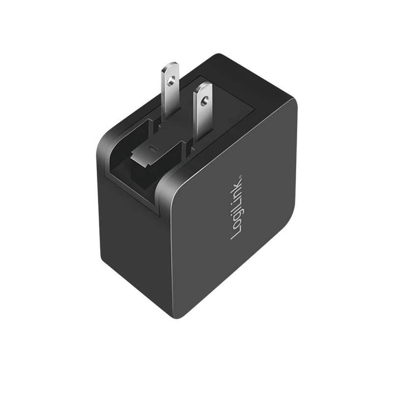 Mobiele oplader LogiLink PA0302 universeel zwart AC-snelladen