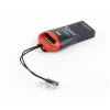 Kaartlezer Gembird FD2-MSD-3 USB 2.0 zwart rood