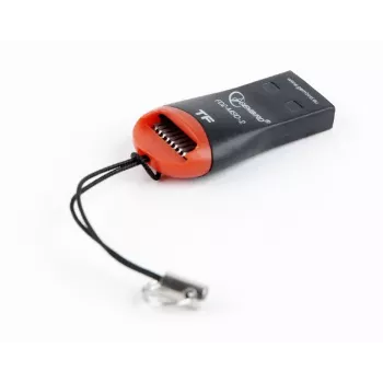 Kaartlezer Gembird FD2-MSD-3 USB 2.0 zwart rood