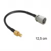 Coaxkabel DeLOCK 88473 0,125m FME SMB goud zwart