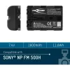 ANSMANN A-Son NP FM 500 H - camerabatterij Li-Ion 1500 mAh (5044503)