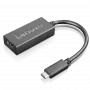 Lenovo 4X90R61022 videokabel-adapter 0,24 m USB Type-C HDMI Type-A (standaard) zwart