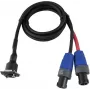 Patchkabel PSSO Speakon naar Speakon 4-polig, 1 m lengte