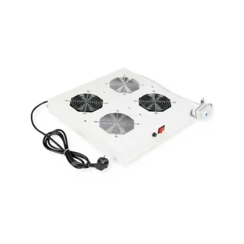 ROLINE 19 inch inductieventilatorunit 26.21.0076, grijs, 2 ventilatoren