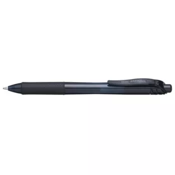 Clip-on intrekbare balpen Pentel Energel X 1.0 zwart