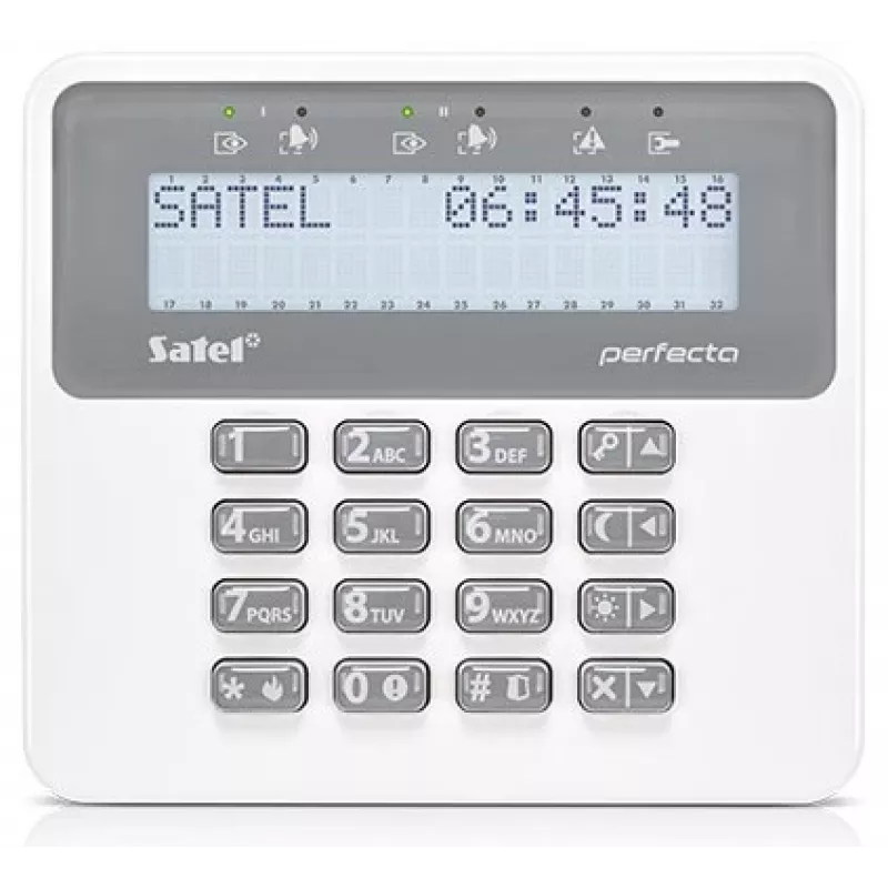 Satel PRF-LCD-WRL smart home centrale bediening accessoire