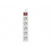 Verlengsnoer Lanberg PS1-05E-0150-W 1,5 m 5 AC-stopcontacten binnen wit