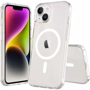 Cover JT BERLIN Pankow Clear MagSafe voor iPhone 15 Plus