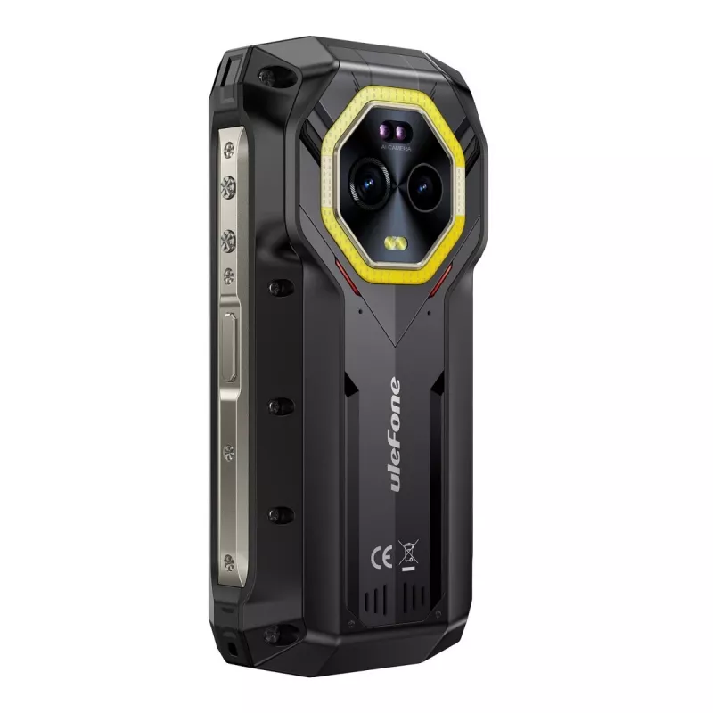 Ulefone Armor Mini 20 smartphone, 4,7 inch, Helio G99, 8GB RAM, 256GB, 6200 mAh, Android 14, zwart