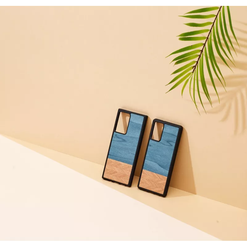 Telefoonhoes man and wood Galaxy Note 20 Ultra denim zwart
