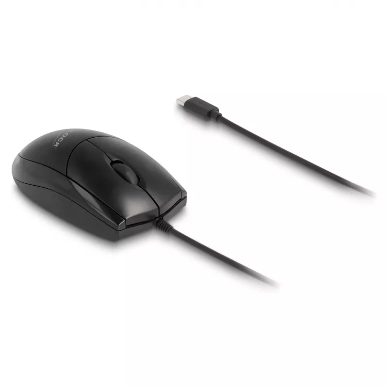 Muis DeLOCK 12114 USB Type-C optisch dubbelhandig