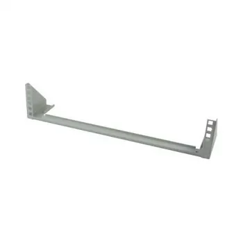 19-accessoire wandbeugel 2HE B490 / T98mm lichtgrijs SMW-serie