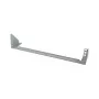 19-accessoire wandbeugel 2HE B490 / T98mm lichtgrijs SMW-serie