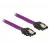 SATA-kabel DeLOCK 83691 0,5 m SATA 7-pin paars