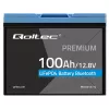 LiFePO4-batterij QOLTEC 12,8 V 100 Ah met Bluetooth — 12,8 V 100 Ah