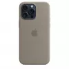 Siliconenhoesje met MagSafe voor iPhone 15 Pro Max – clay
