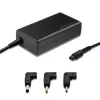Qoltec 52415 voeding compatibel met Samsung Sony 65 W | 3 stekkers | +netsnoer