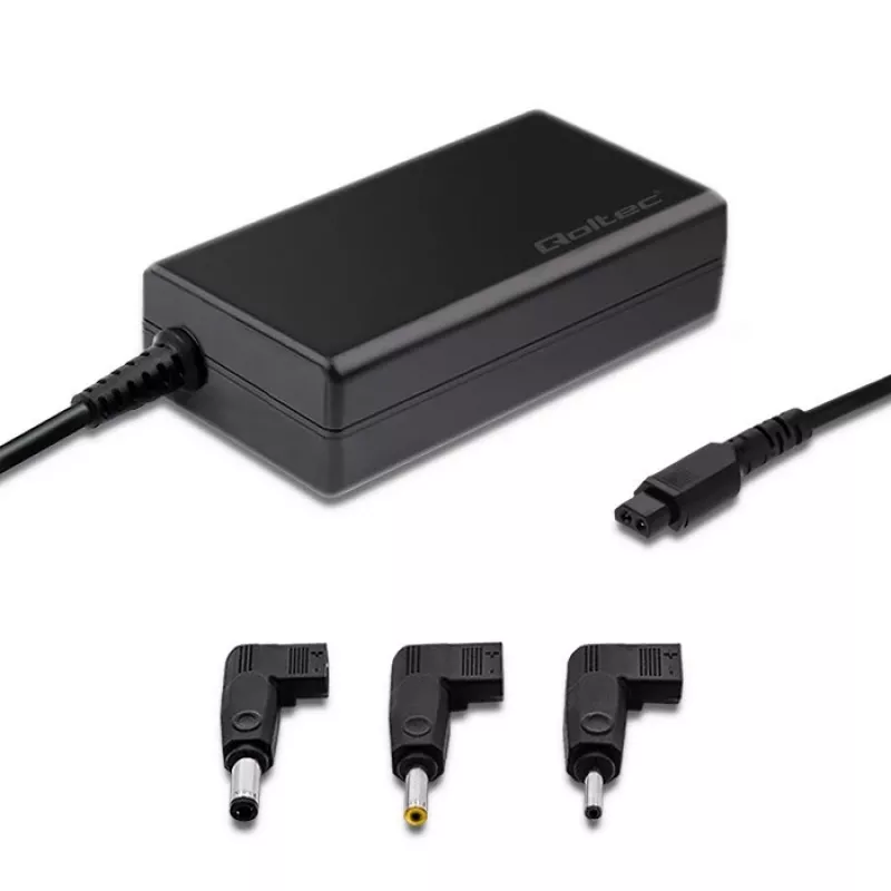 Qoltec 52415 voeding compatibel met Samsung Sony 65 W | 3 stekkers | +netsnoer