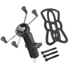 RAM Mounts X-Grip Large Phone Mount motorfiets stuurbeugelklem zwart