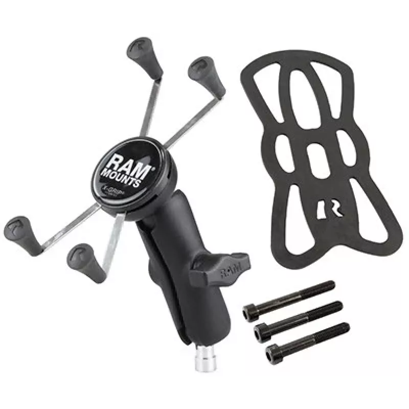 RAM Mounts X-Grip Large Phone Mount motorfiets stuurbeugelklem zwart