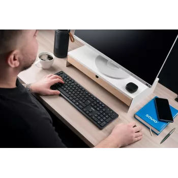 Savio KB-02 toetsenbord home/office USB QWERTY zwart