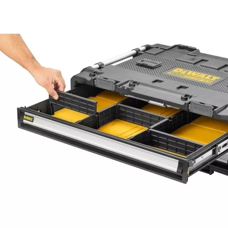 Gereedschapskist DeWalt DWST08520-1 metaal-kunststof, zwart en geel