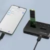 Qoltec 52274 M.2 SSD-dockingstation | NVMe | SATA | USB-C | DUAL 2 x 2TB