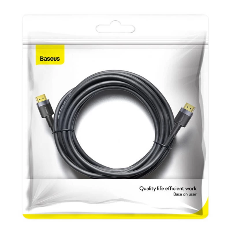 HDMI-kabel Baseus CADKLF-H01 5m type A stekker naar stekker zwart