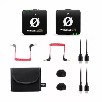 WIME RODE WIRELESS ME dual-channel draadloos microfoonsysteem vloggers podcasters