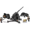 Constructieset Cobi bouwstenen 8,8-cm luchtafweergeschut met aanhanger – 360 onderdelen